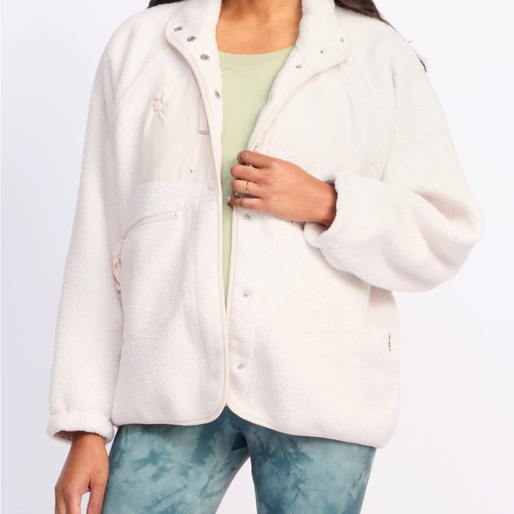 Free People x Hatch Sherpa Jacket NWT  –XS, S, M, L cozy Neutral Boho versatile